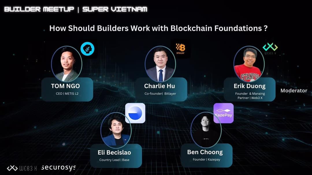 Builder Meetup with Web3 X and Securosys